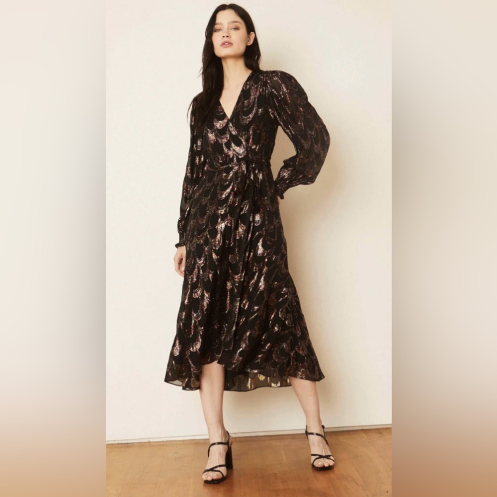 CABALLERO Sparkle Scallop Multicolor Mirabella Dress